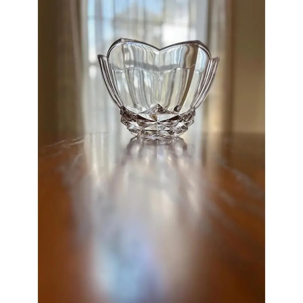 Studio Nova Starcade Glass Fruit Bowl 8.75” w Box VTG